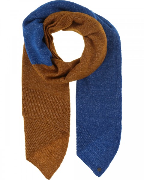 Sustainability Edition - Bicoloured scarf with bias cut