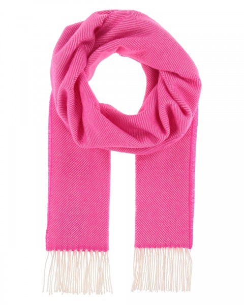 Sustainability Edition - Wool scarf with herringbone-pattern - Made in Germany