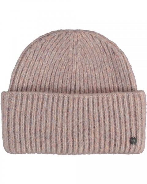 Rib knit hat in wool blend