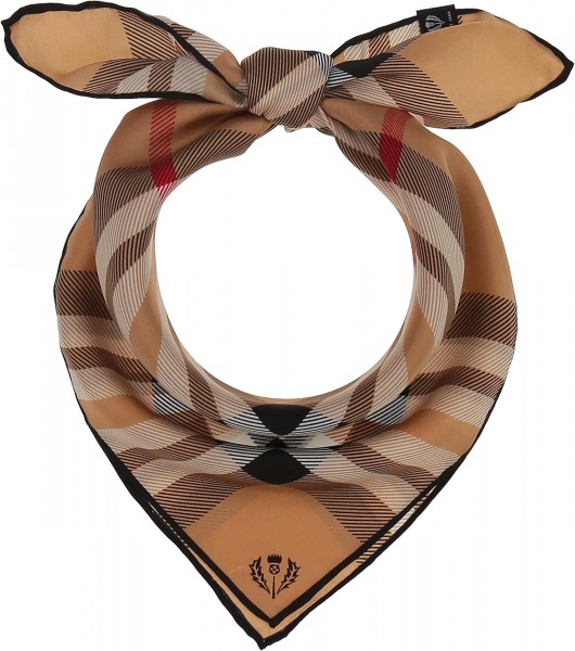 Neckerchief with FRAAS Plaid made of pure silk