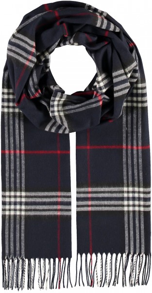 Cashmink scarf with FRAAS Plaid - Made in Germany