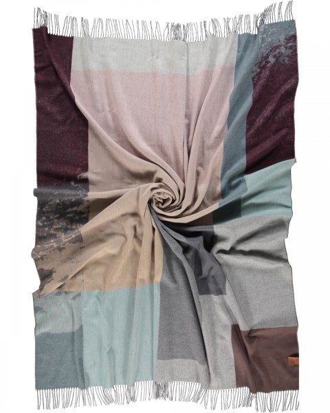 Sustainability Edition - Cashmink-blanket with colour block design - Made in Germany