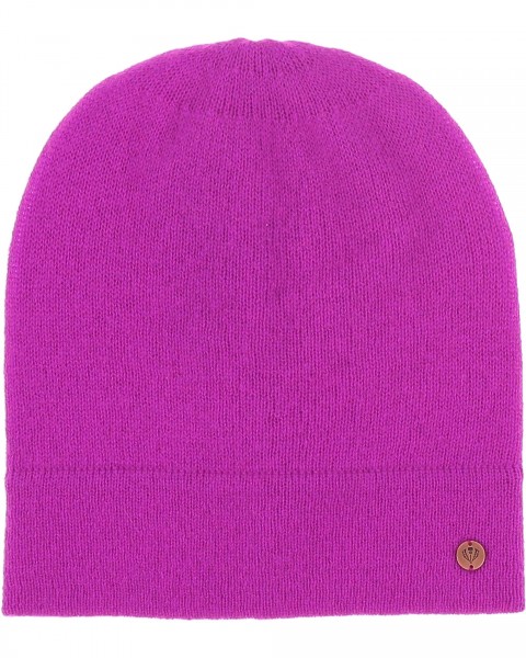 Knitted cap in pure cashmere