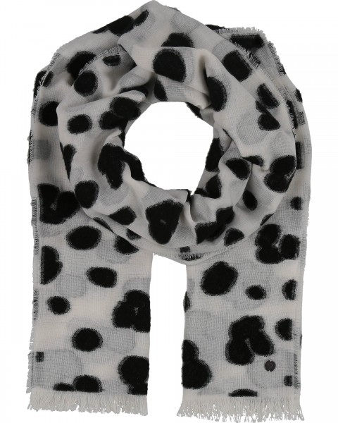 Fil Coupé scarf with leopard-design
