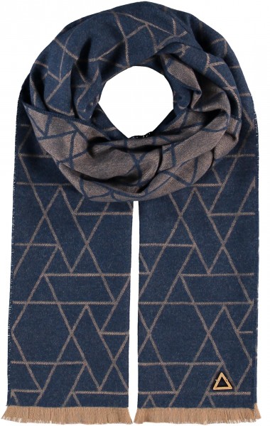 Scarf in cotton blend - Archive Edition inspired by Bauhaus denim