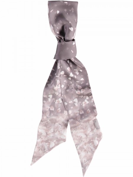 Schal mit Floral-Print aus reiner Seide - Made in Italy