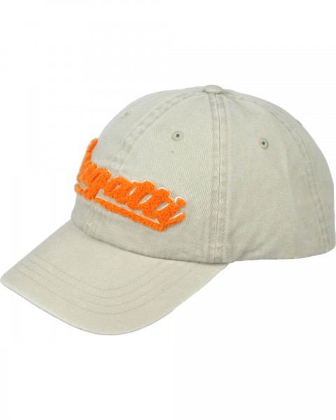 Basecap in used-look with bugatti-lettering beige One Size