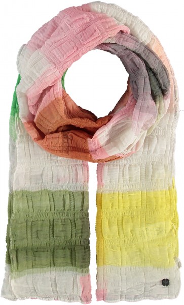 Sustainability Edition - Scarf with watercolour check effect