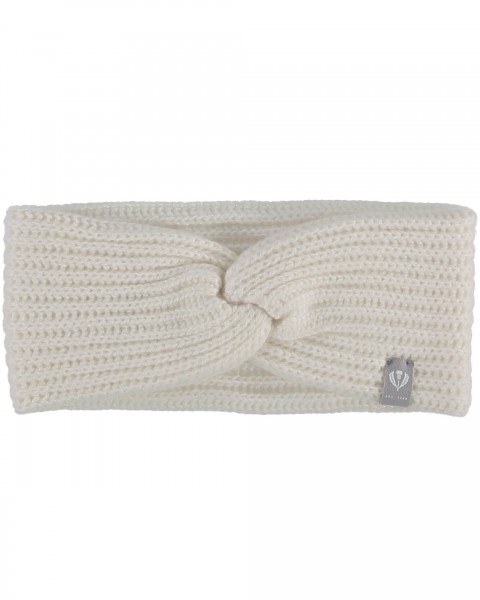 Ribbed knitted cashmere headband