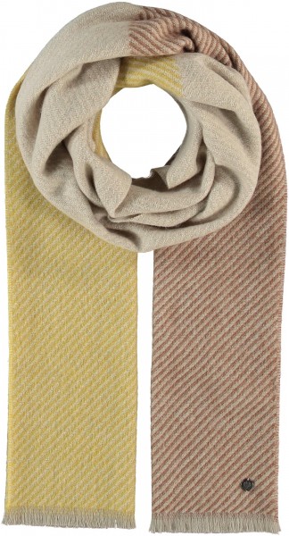 Sustainability Edition - Wool scarf with herringbone pattern - Made in Germany