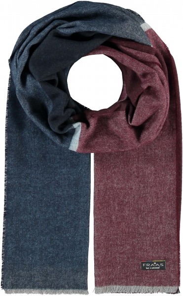Sustainability Edition - Cashmink®-Scarf with colour block - Made in Germany