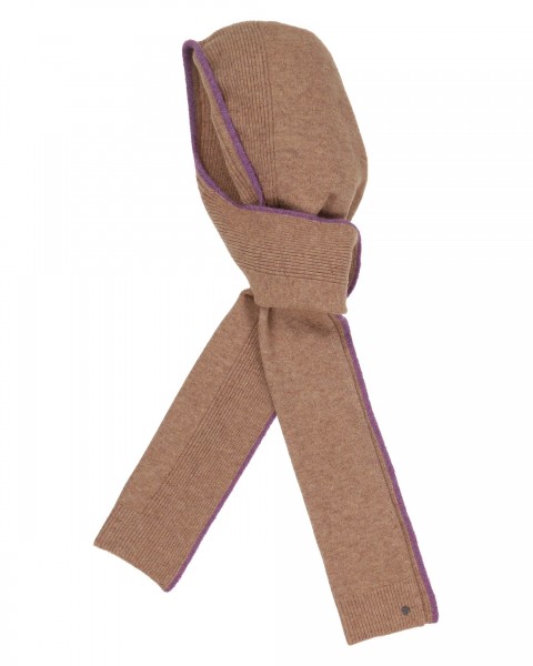 Sustainability Edition - Rib knit hood-scarf