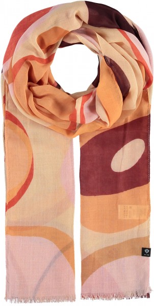 Sustainability Edition - Stole with pebble-design camel