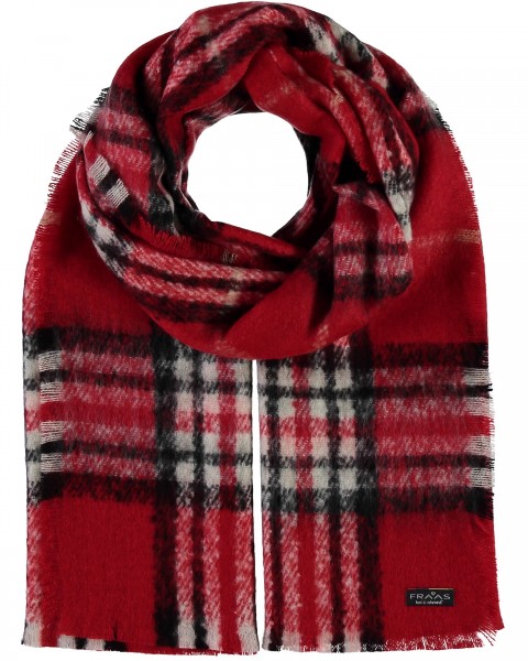 Cashmink-stole with FRAAS Plaid - Made in Germany