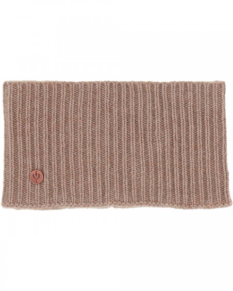 Knitted mini-loop in cashmere blend