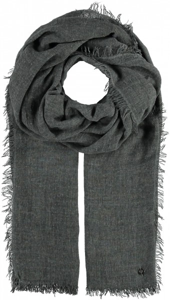 Single-coloured stole in viscose blend