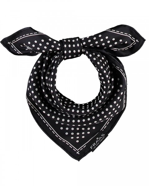 Dotted neckerchief made of pure silk