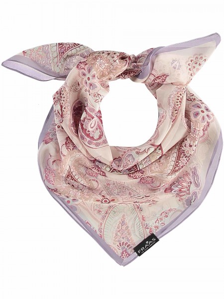 Neckerchief with paisley print made of pure silk