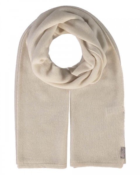 Pure cashmere scarf off white One Size