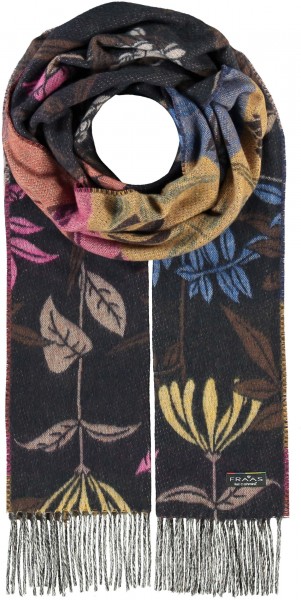 Sustainability Edition - Cashmink®-Scarf with flower-design - Made in Germany