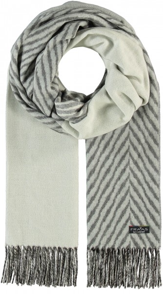 Cashmink®-Schal mit Fischgrät-Design - Made in Germany