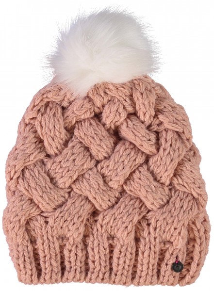Knitted hat in polyacrylic blend