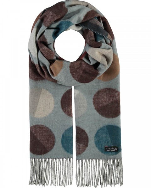 Cashmink Scarf with XXL dots - Made in Germany